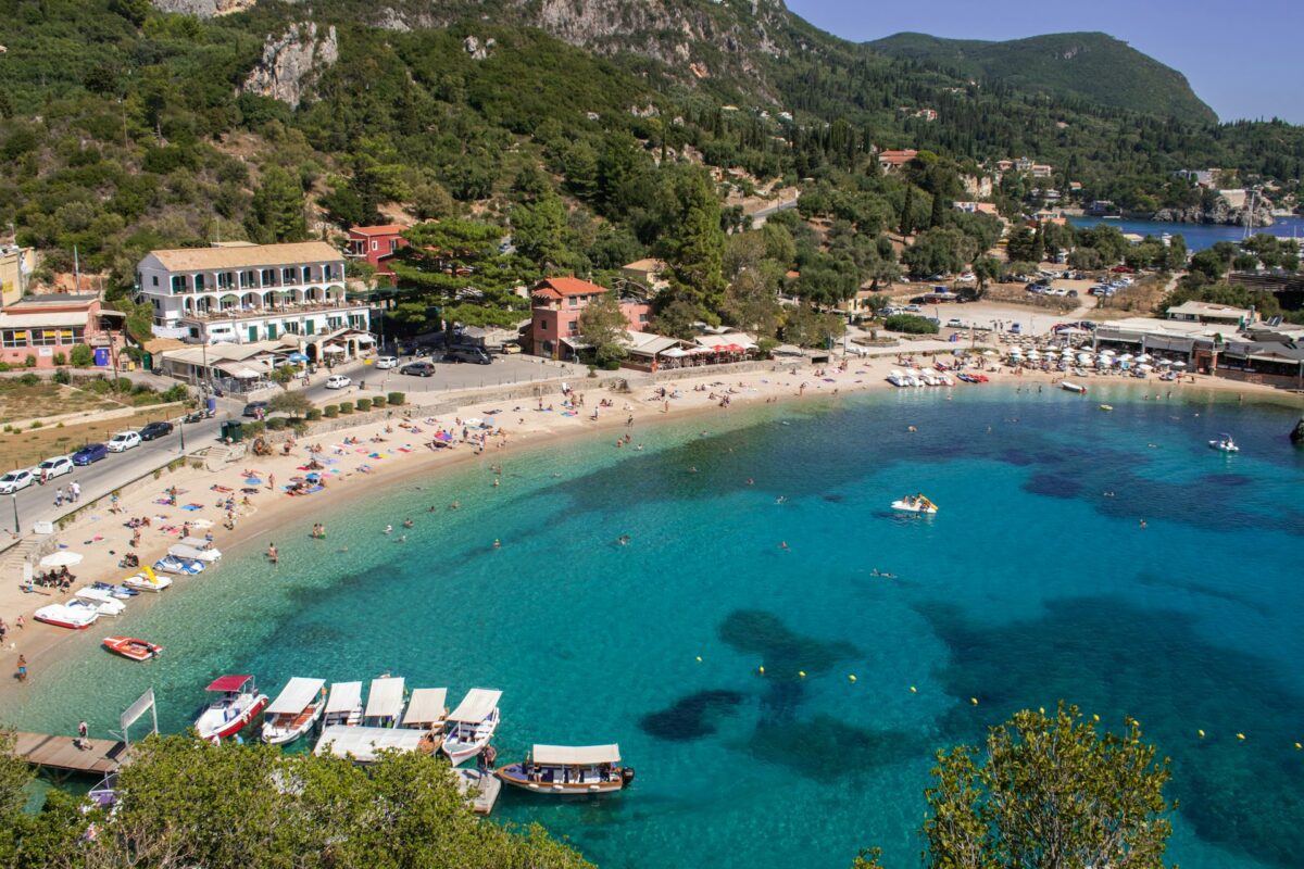 corfu, part of the Ionian greek island groups 