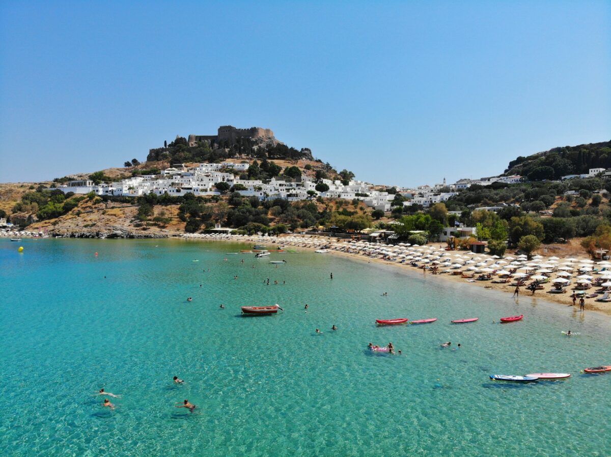 rhodes, part of the Dodecanese Greek island groups